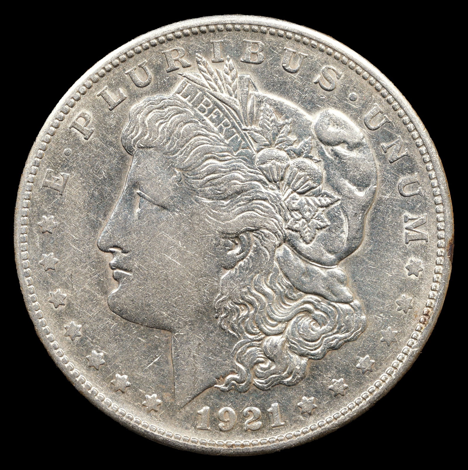 1921-S Morgan Silver Dollar - $1 - About Uncirculated (1 of 2)