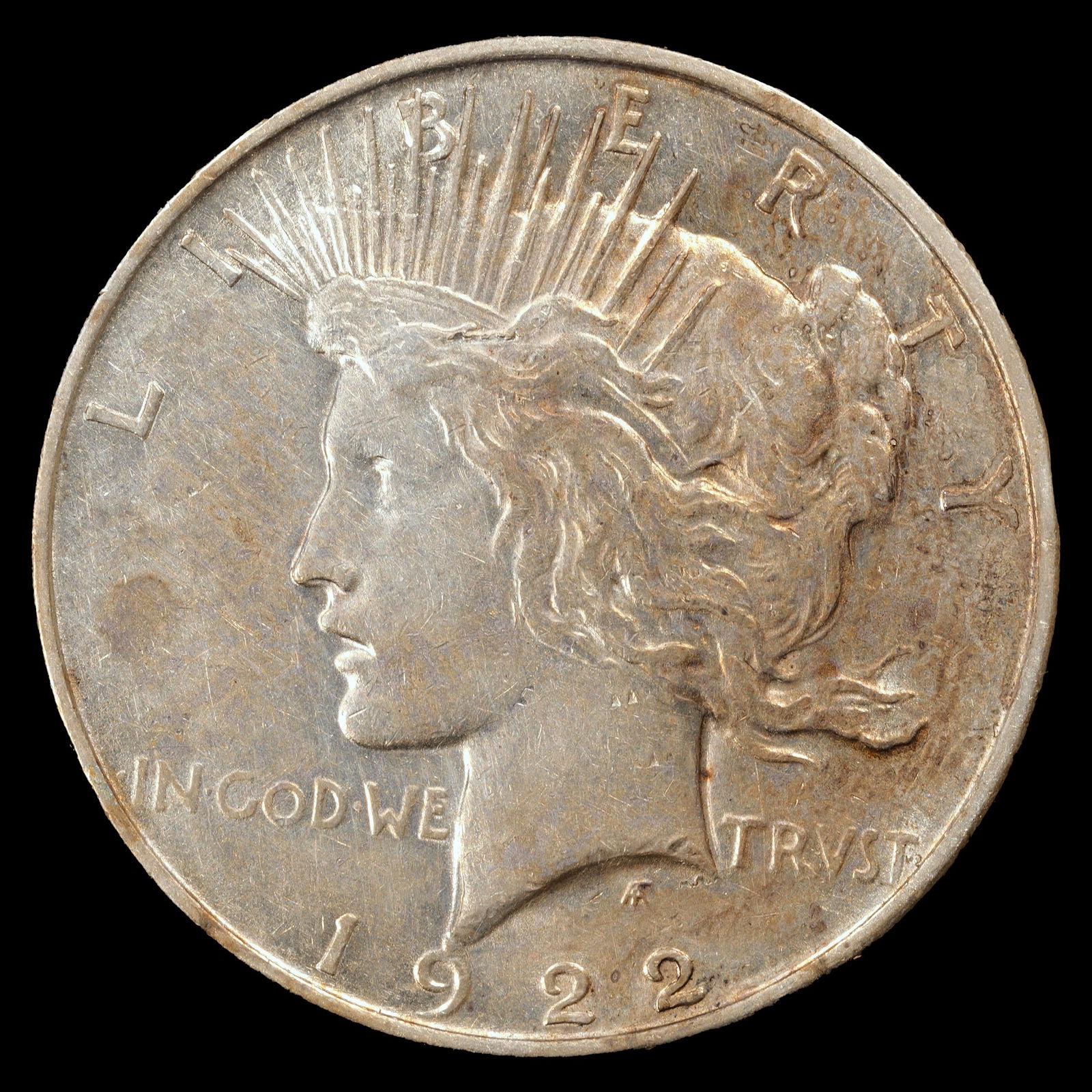 1922 Peace Silver Dollar - $1 - About Uncirculated (1 of 2)