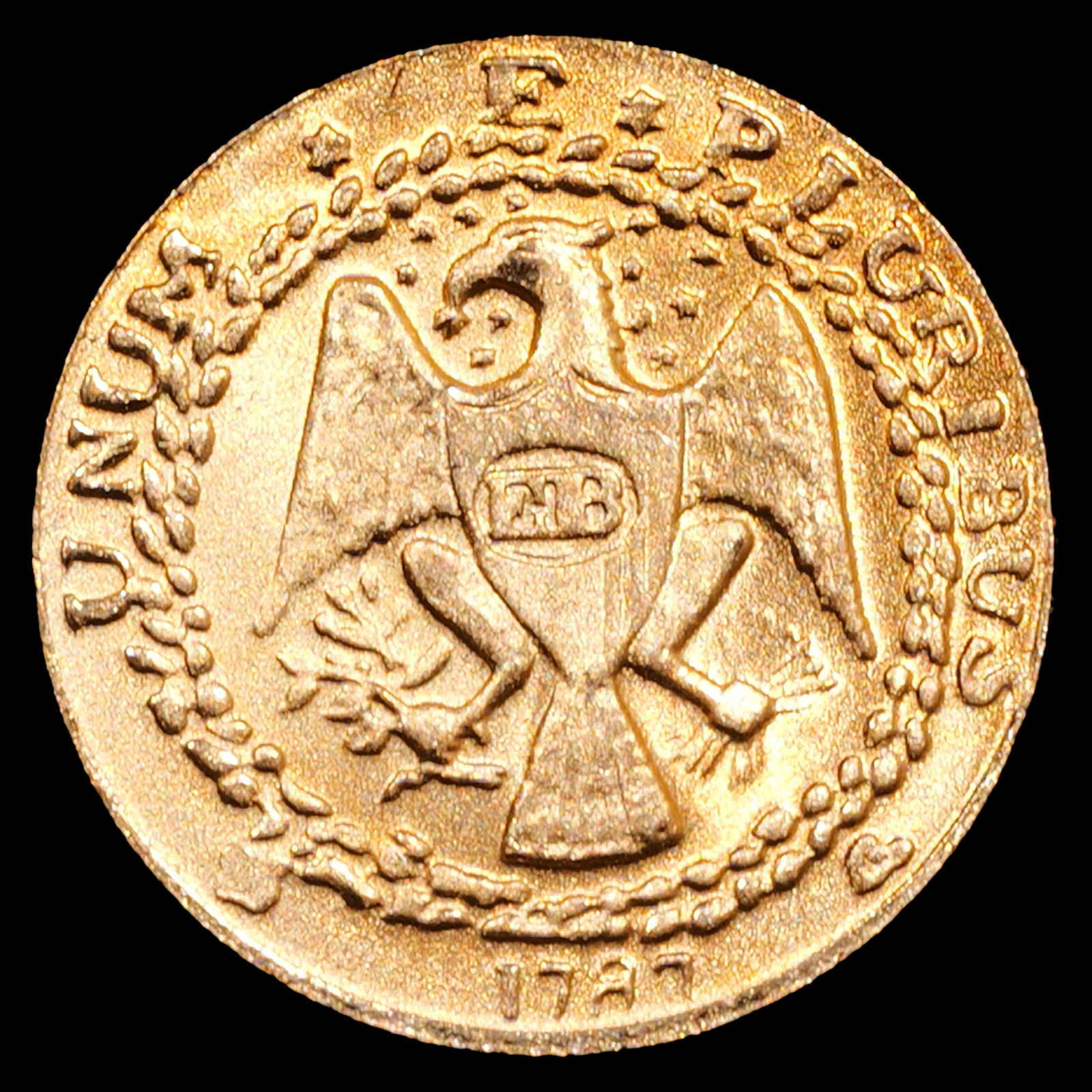 *GOLD**0.524 g* Miniature Gold Coin - Marked 1787 E Pluribus Unum (1 of 2)