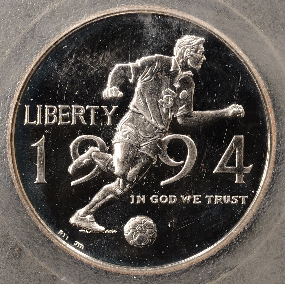 1994 World Cup Silver Commem Half Dollar - 50c - USCG GRADED PR70 DCAM (1 of 4)