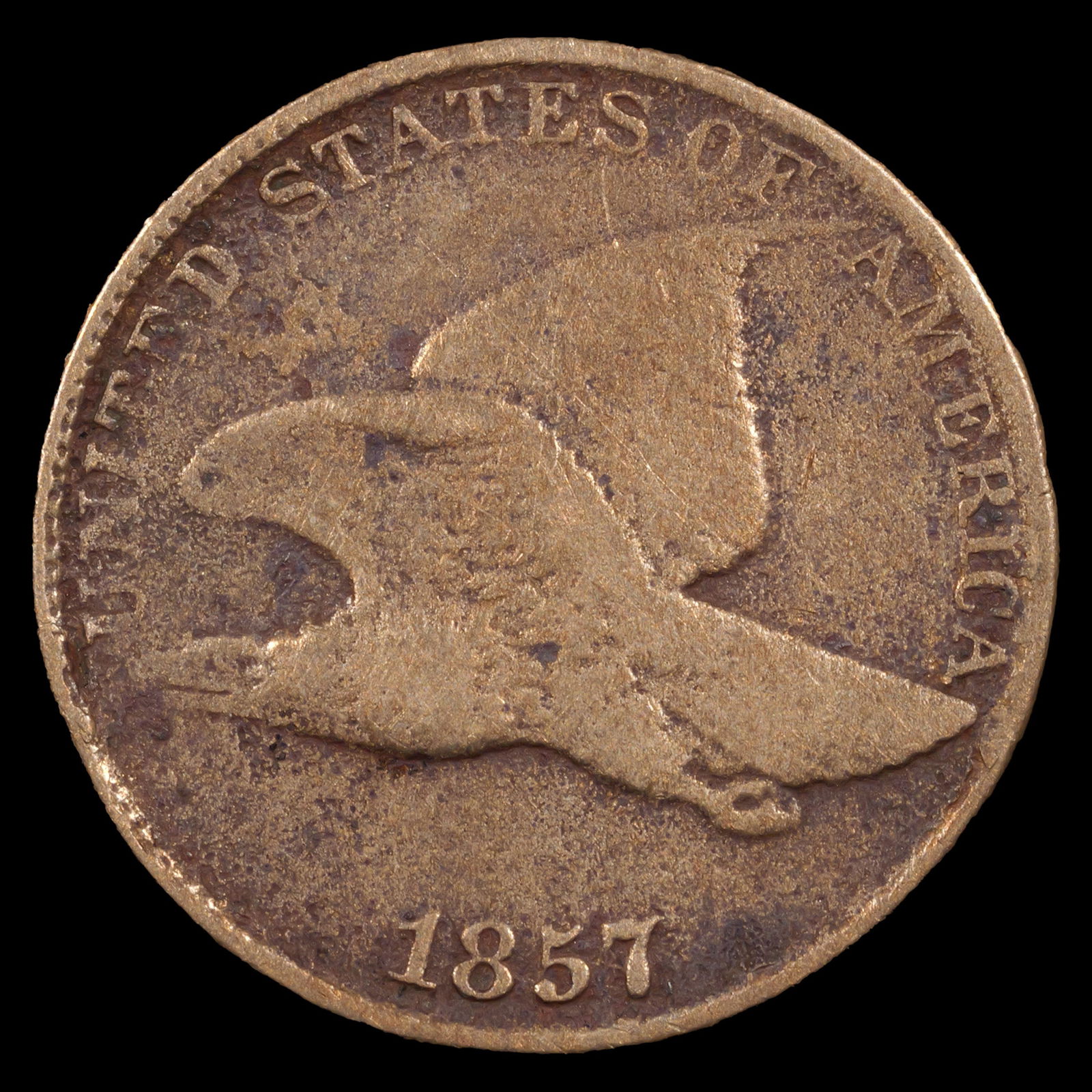 1857 Flying Eagle Cent - 1c - Fine (1 of 2)