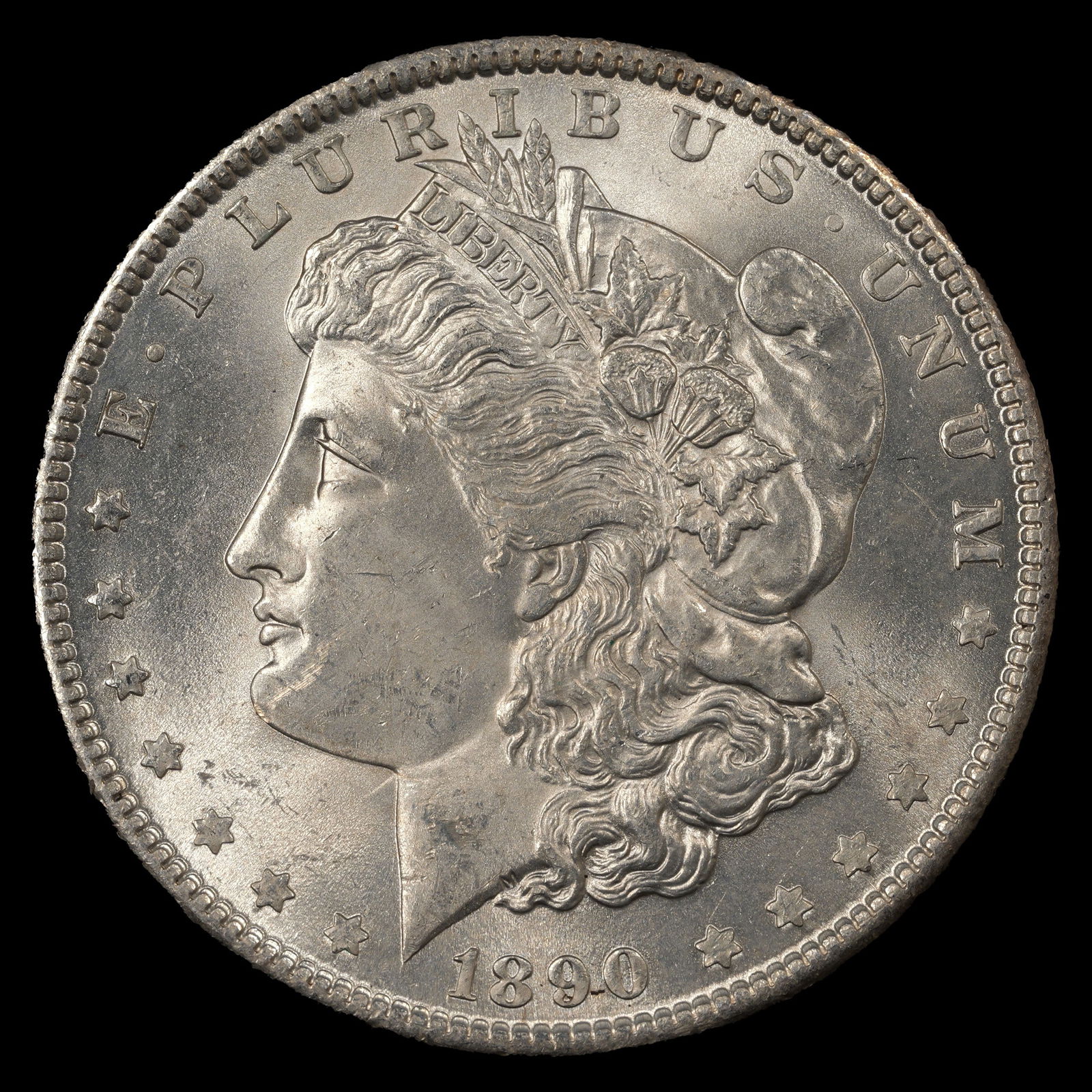 1890 Morgan Silver Dollar - $1 - Choice Brilliant Uncirculated (1 of 2)