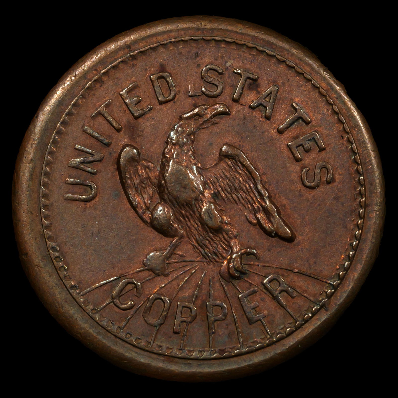 1863 United States Copper Tradesmen's - Civil War Token (1 of 2)
