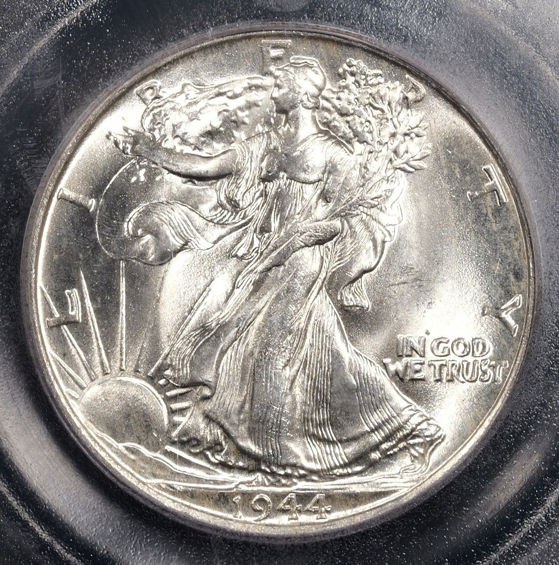 1944 Walking Liberty Half Dollar - 50c - ICG GRADED MS65: GEM Walker!