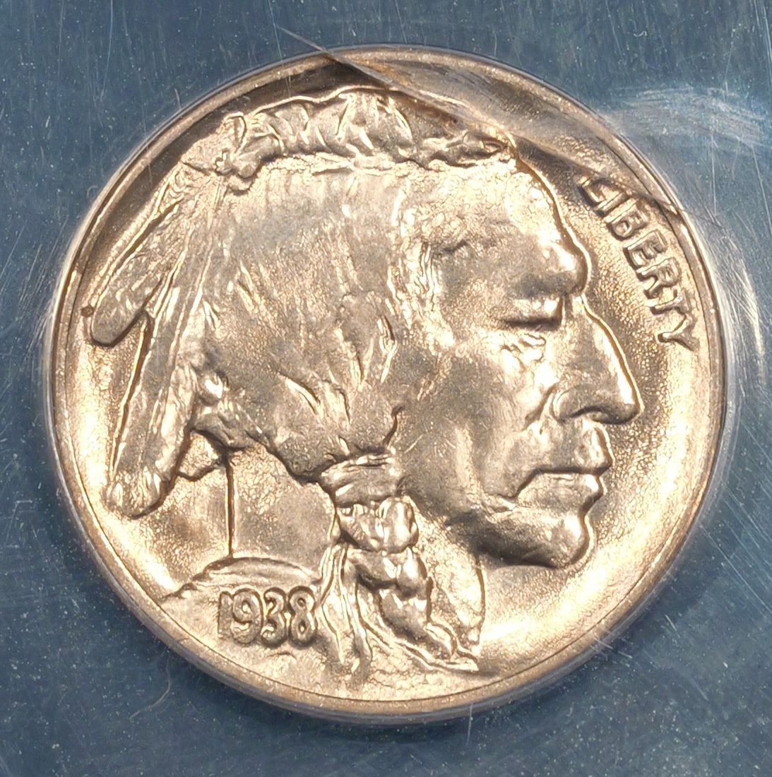 *VARIETY* 1938-D/D Buffalo Nickel - RPM-2 - 5c - ANACS Graded MS66 (1 of 4)