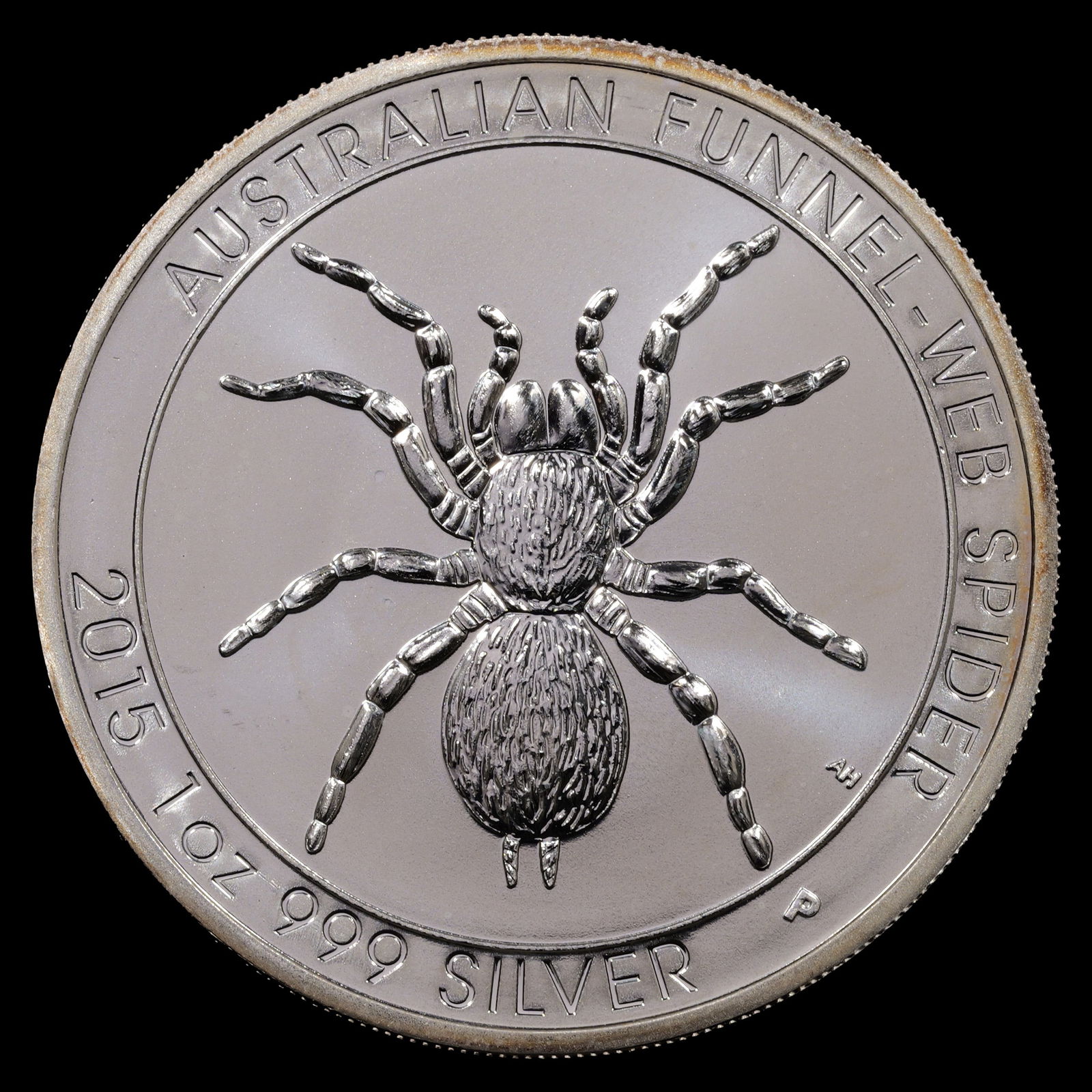 *1 oz ASW* 2015 Australia Silver Funnel-Web Spider - 1 oz Troy .999 Fine Silver Round (1 of 2)