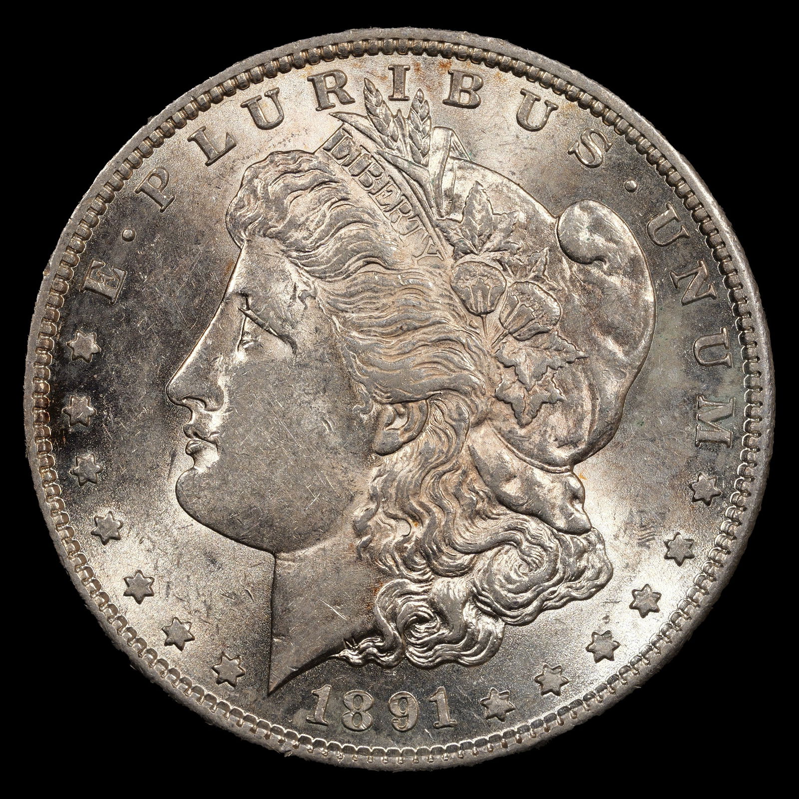 1891-S Morgan Silver Dollar - $1 - Choice AU to BU (1 of 2)