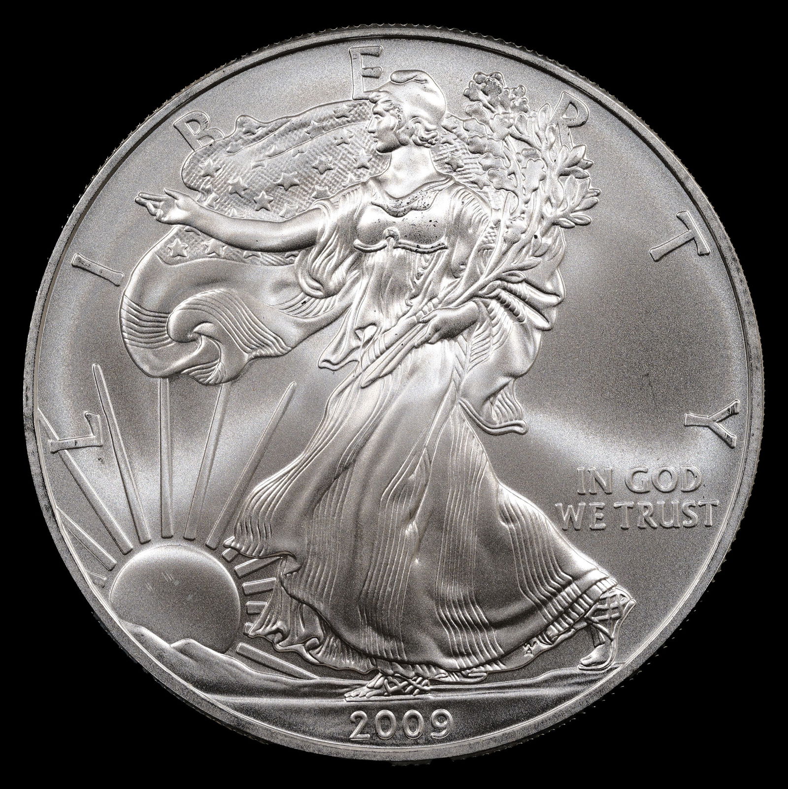 2009 American Silver Eagle - $1 - 1 oz Troy .9999 Fine Silver Bullion Coin (1 of 2)