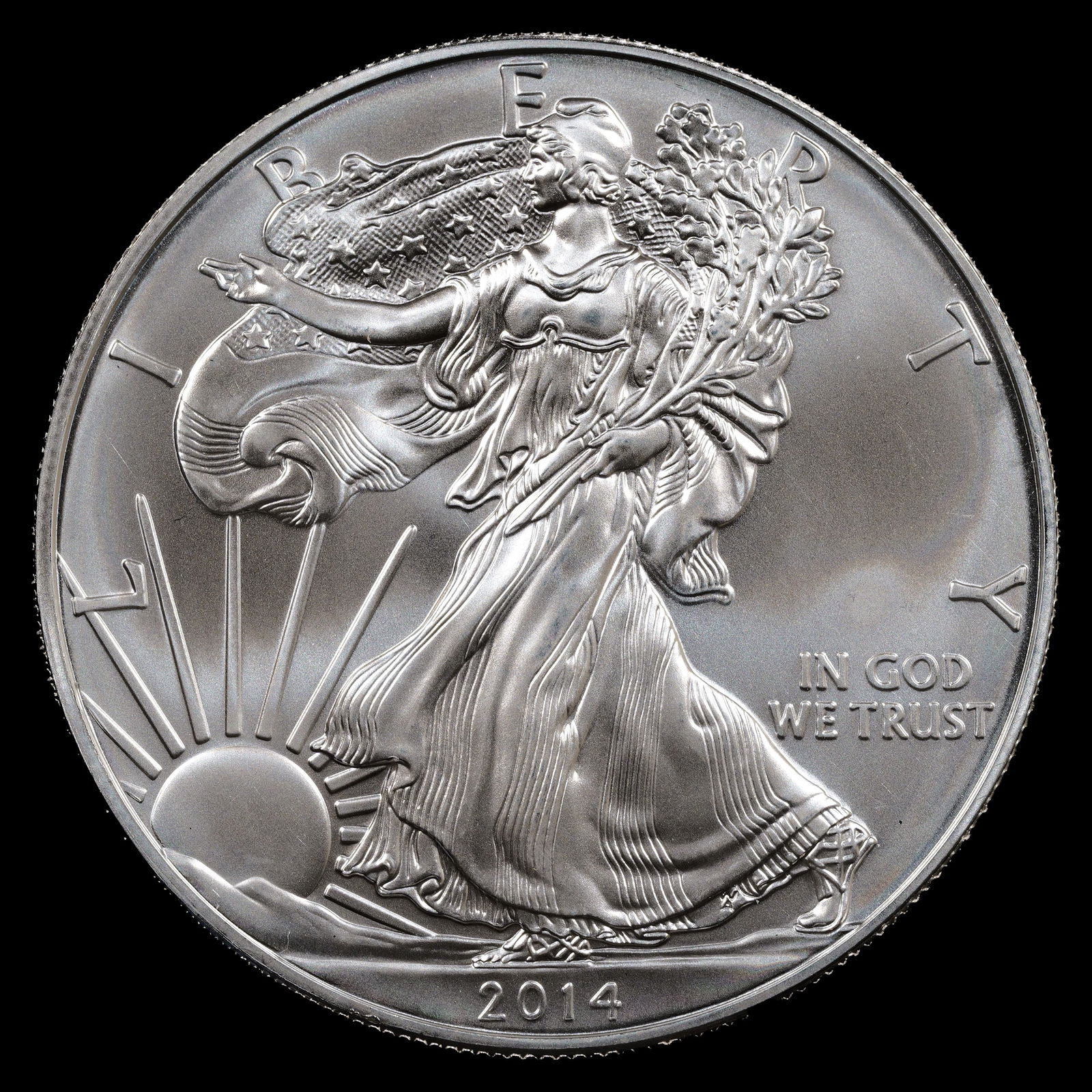 2014 American Silver Eagle - $1 - 1 oz Troy .9999 Fine Silver Bullion Coin (1 of 2)