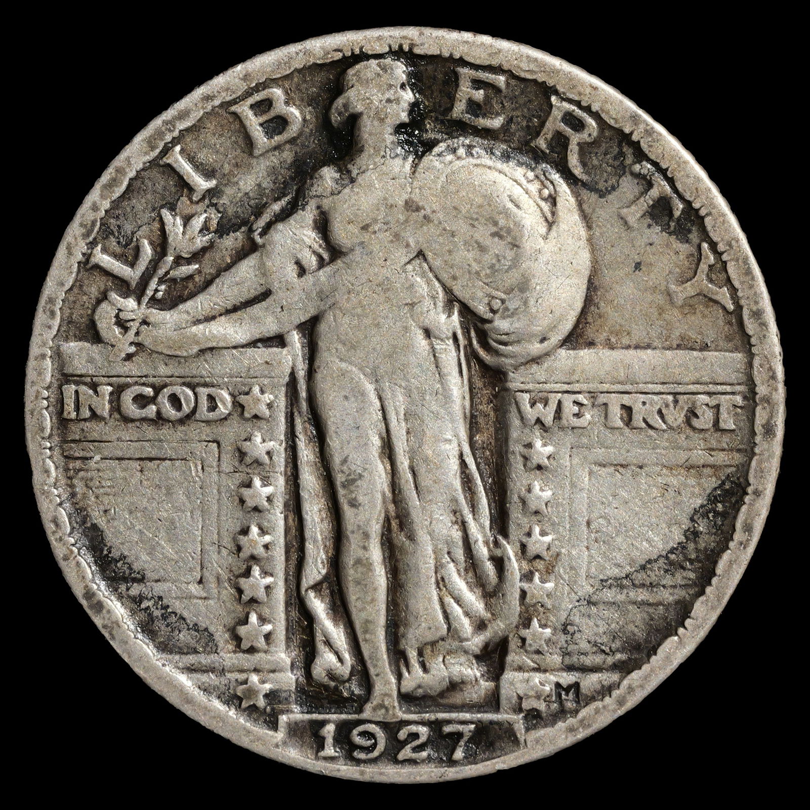 1927 Standing Liberty Quarter - 25c - Very Fine Plus (1 of 2)