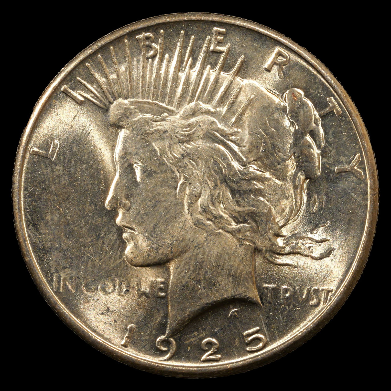 1925 Peace Silver Dollar - $1 - Choice Brilliant Uncirculated (1 of 2)