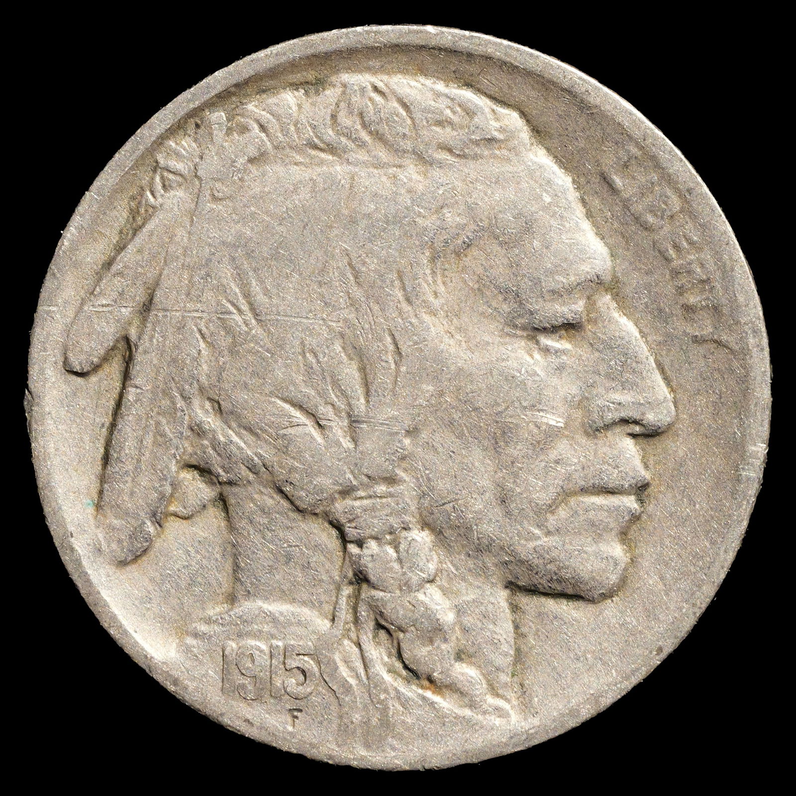 1915 Buffalo Nickel - 5c - Very Fine (1 of 2)