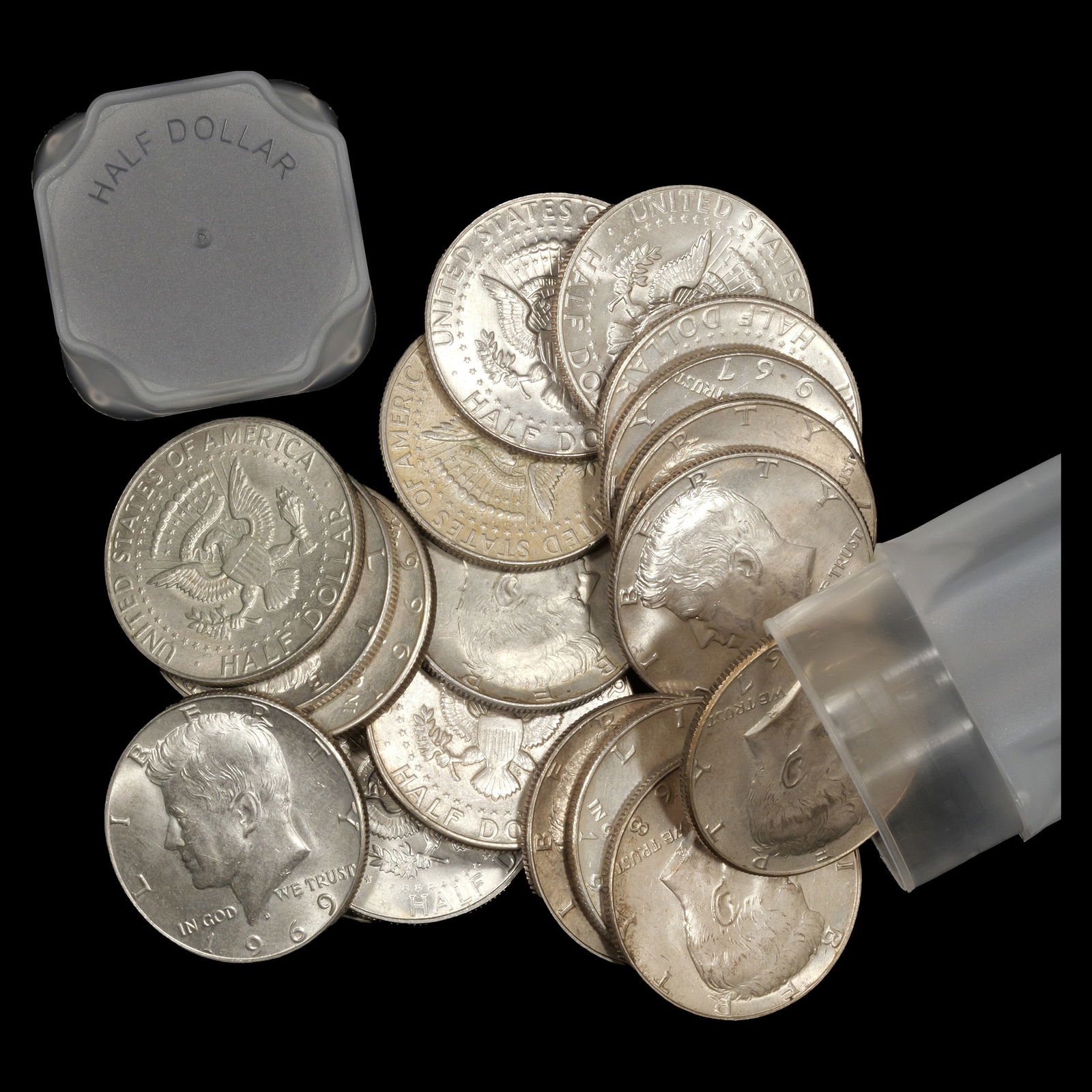 *2.958 oz ASW* (20) 40% Silver Kennedy Half Dollars - 50c - Mixed Date/Grade (1 of 1)