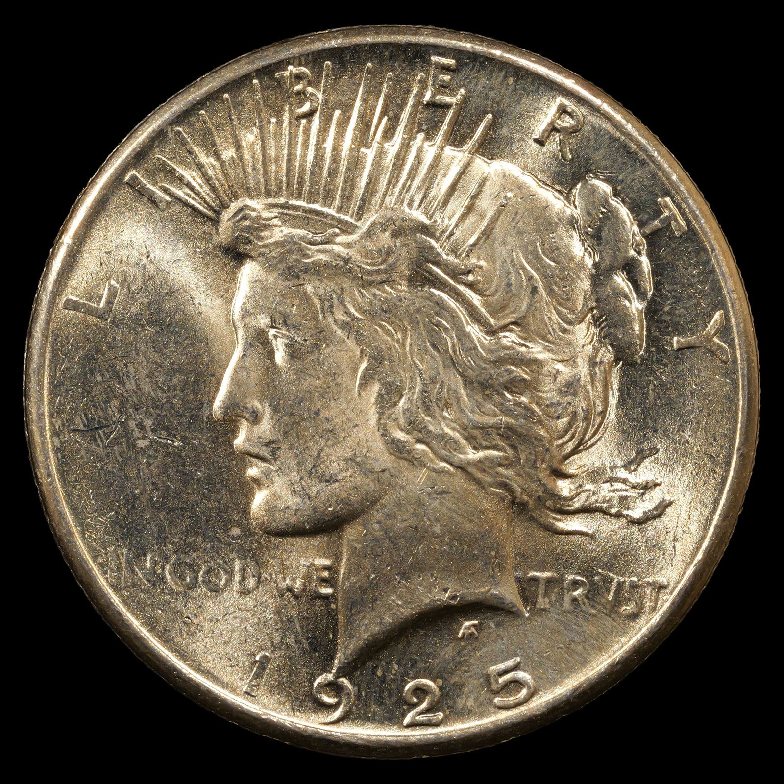 1925 Peace Silver Dollar - $1 - Choice Brilliant Uncirculated (1 of 2)