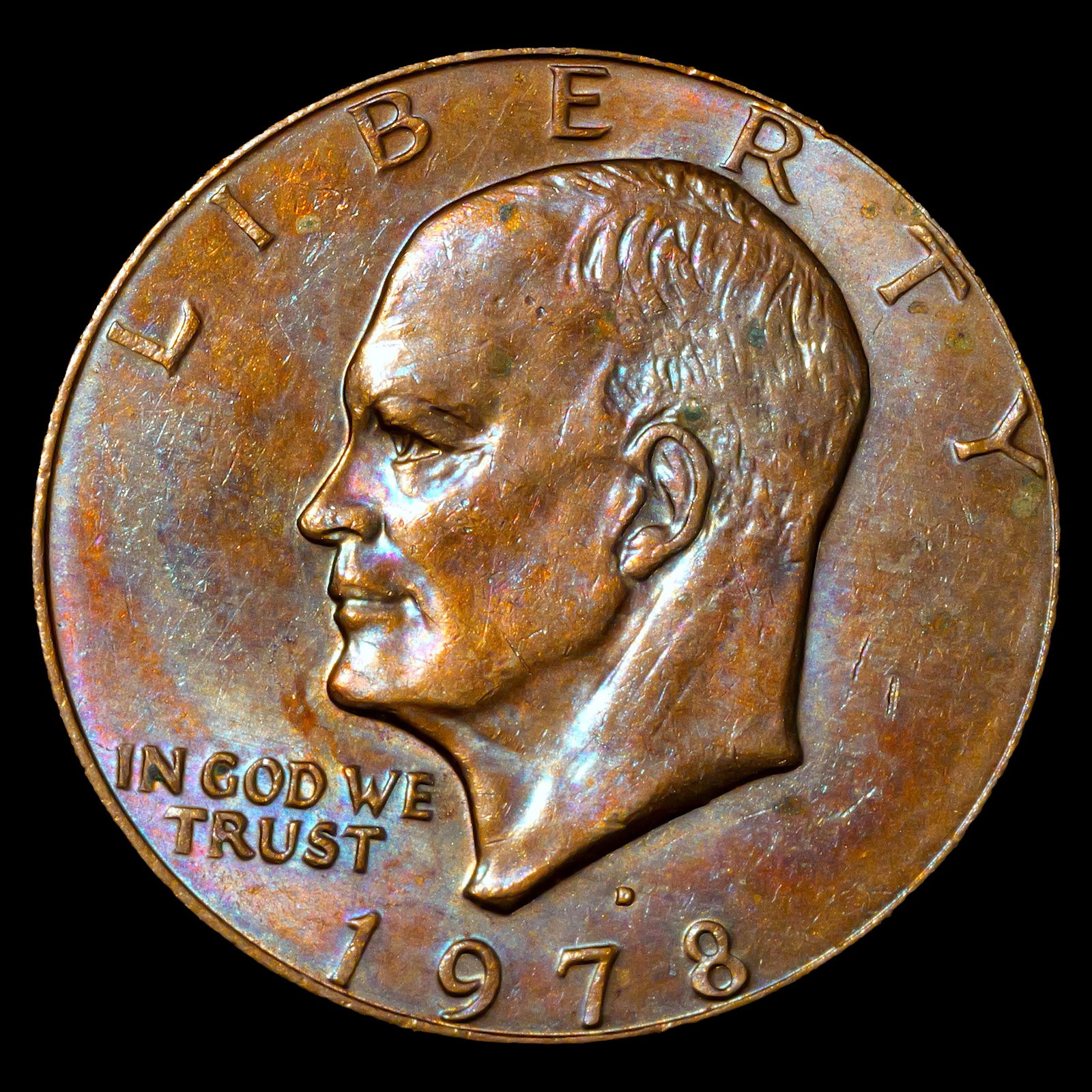 1978-D Ike Eisenhower Dollar - $1 - Toner (1 of 2)