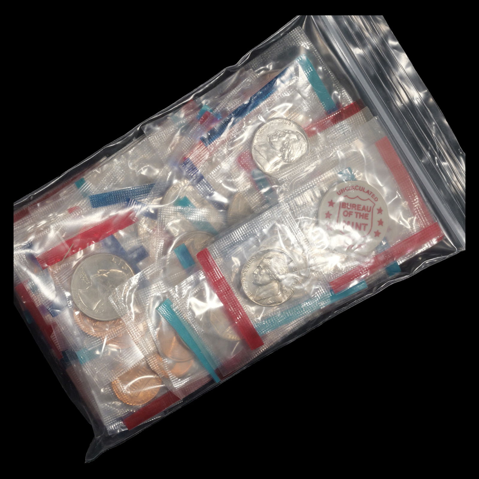 12oz Bag of Mint Sealed Coins from the 1970's, 80's & 90's (1 of 1)