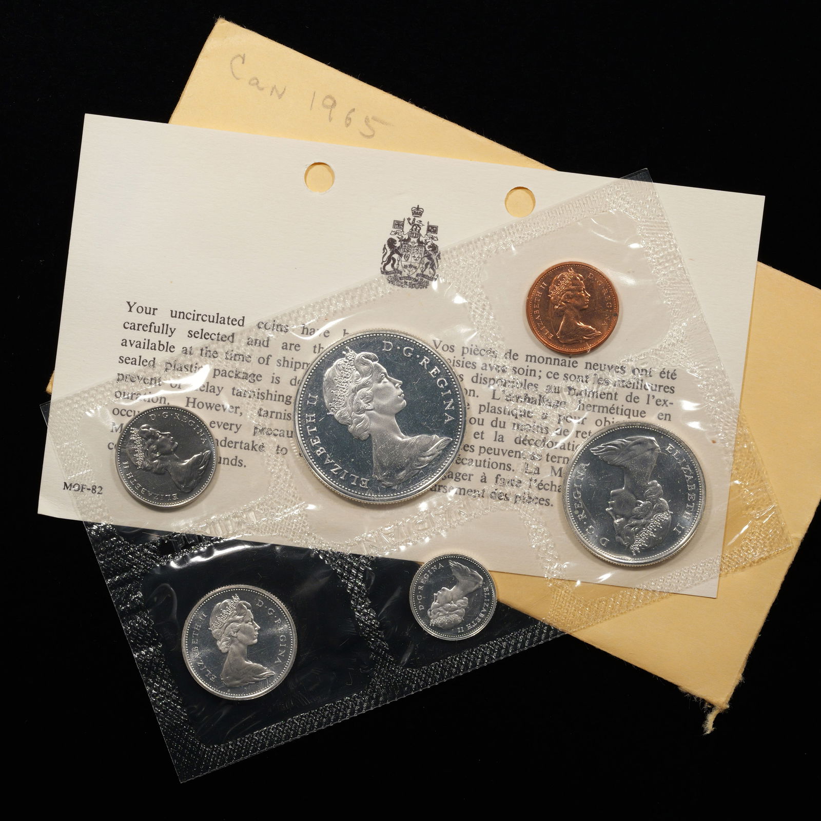 *1.11 oz ASW* 1965 Canada Silver Uncirculated Set (1 of 3)