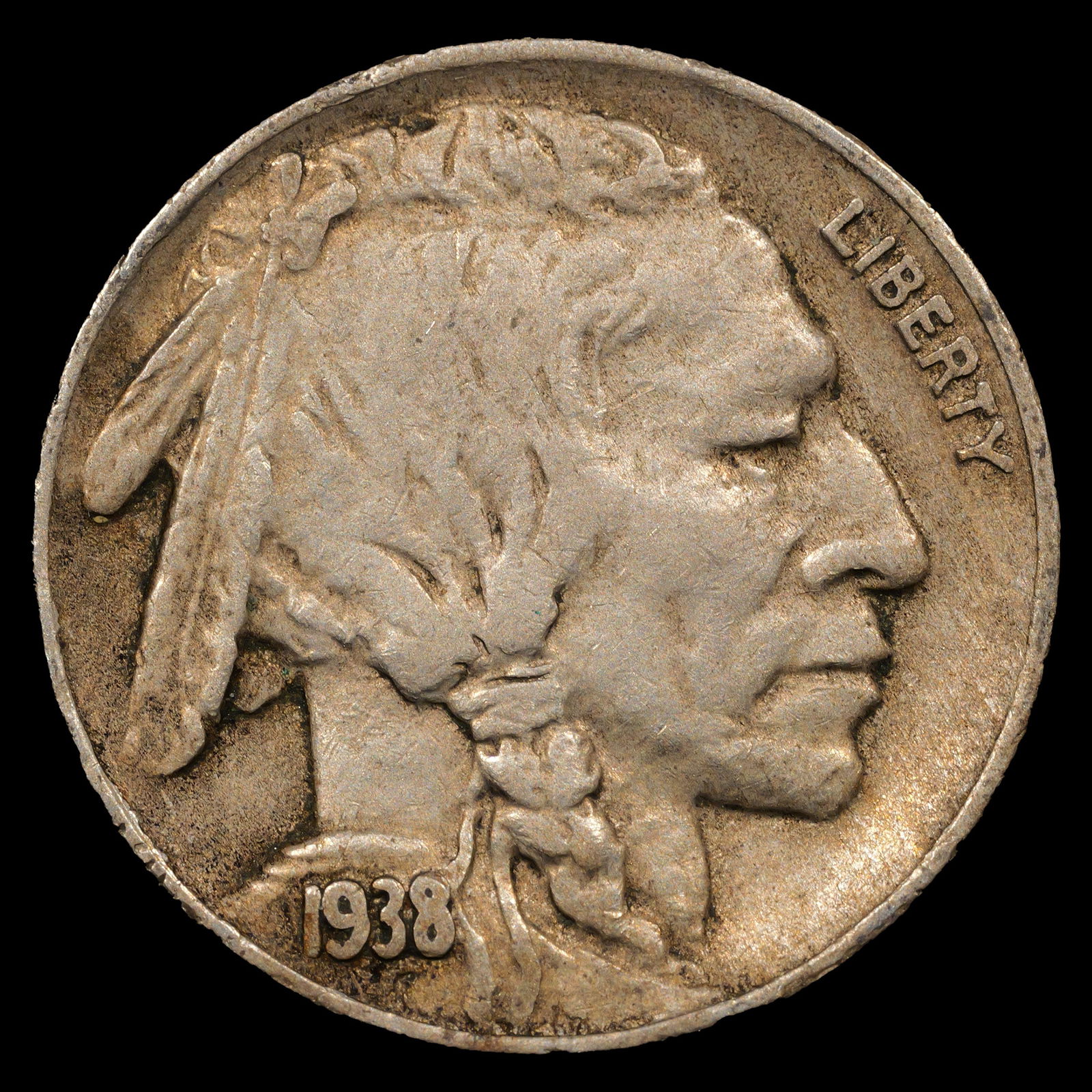 1938-D Buffalo Nickel - 5c - About Uncirculated (1 of 2)
