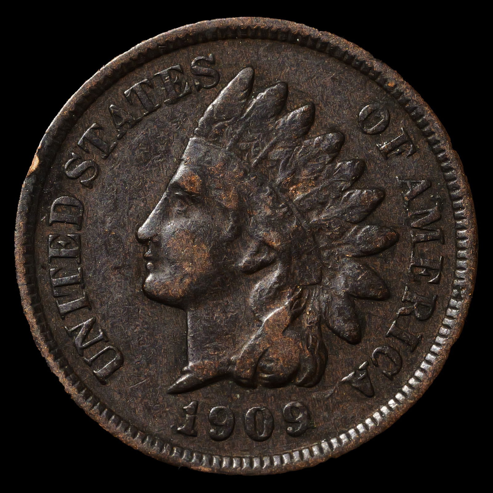 1909 Indian Head Cent - 1c - Extra Fine (1 of 2)