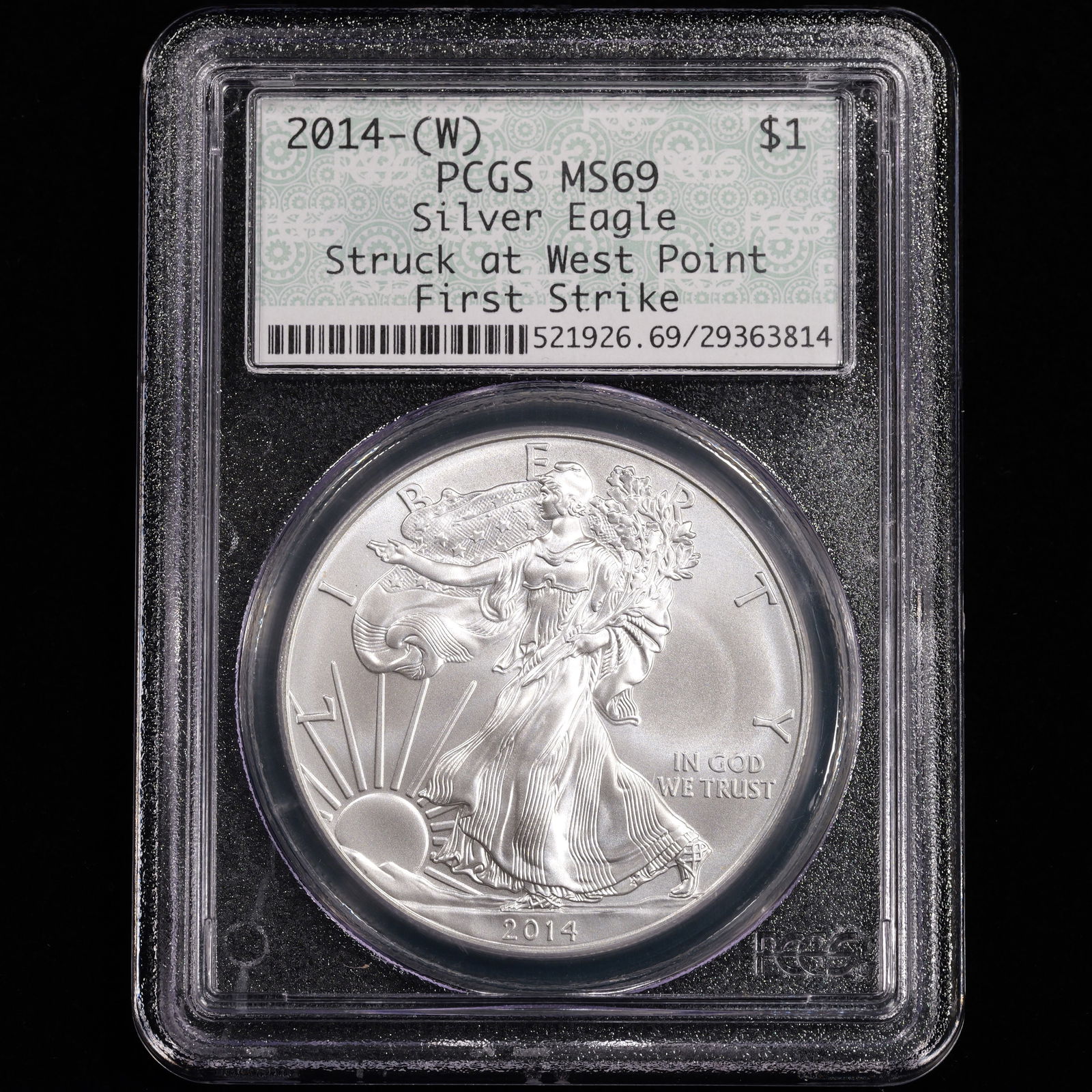 2014-W American Silver Eagle - First Strike - S$1 - PCGS GRADED MS69 (1 of 2)