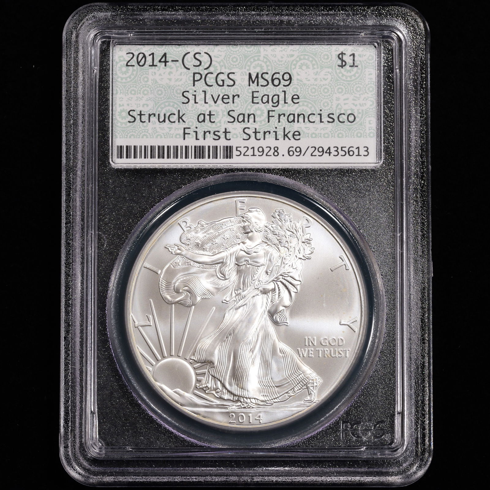 2014-S American Silver Eagle - First Strike - S$1 - PCGS GRADED MS69 (1 of 2)
