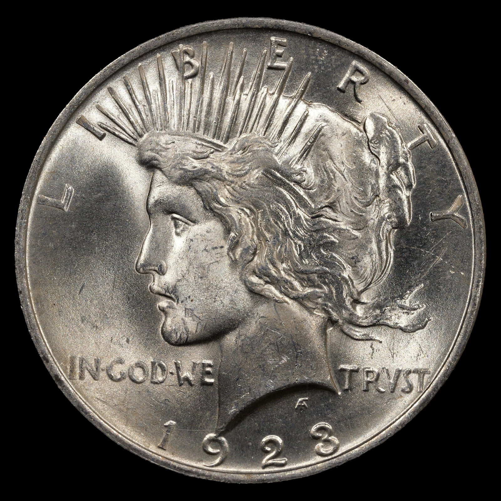 1923 Peace Silver Dollar - $1 - Choice Brilliant Uncirculated (1 of 2)