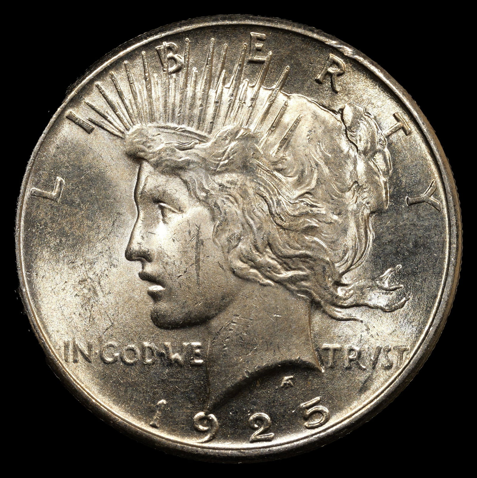 1925 Peace Silver Dollar - $1 - Choice Brilliant Uncirculated (1 of 2)