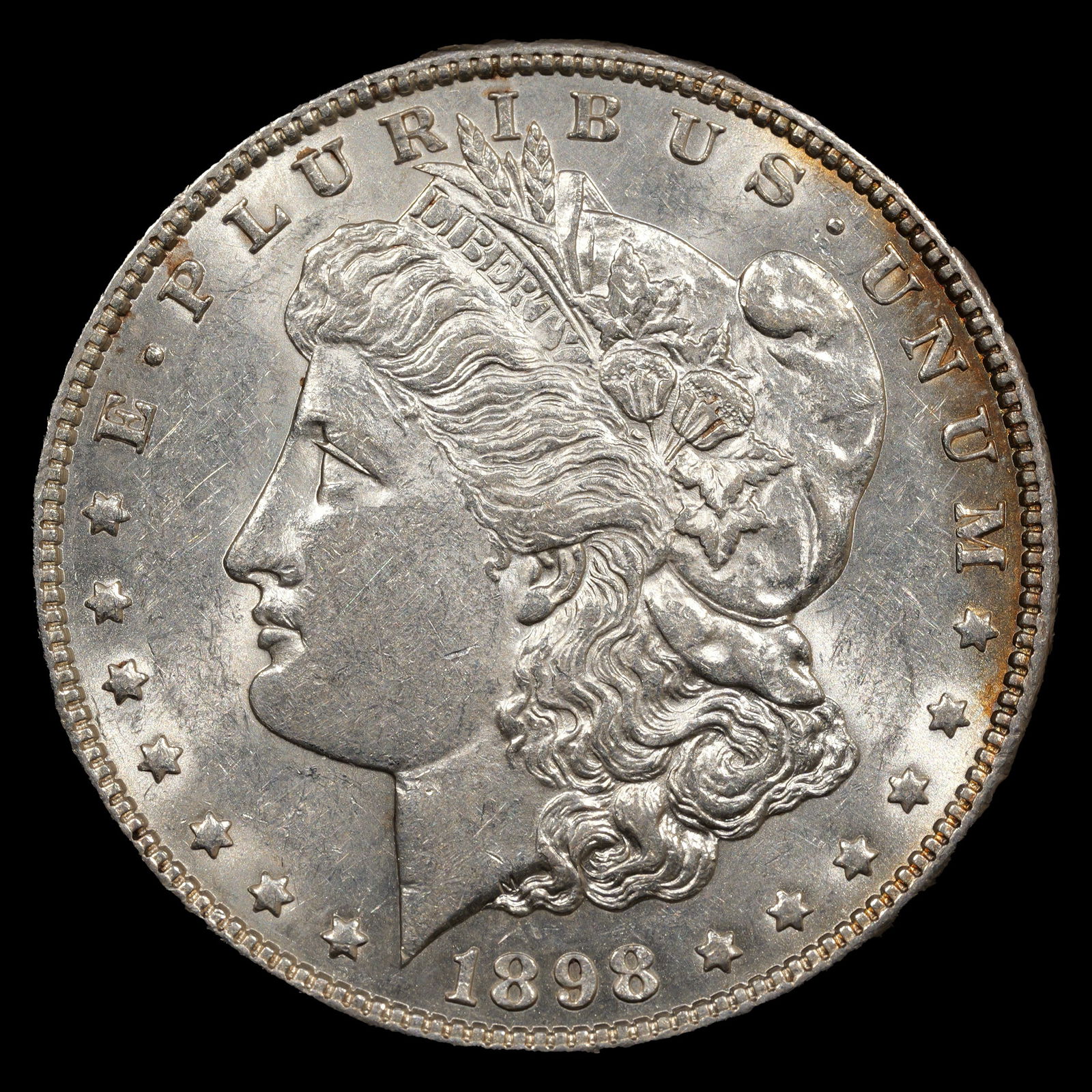 1898 Morgan Silver Dollar - $1 - Brilliant Uncirculated (1 of 2)