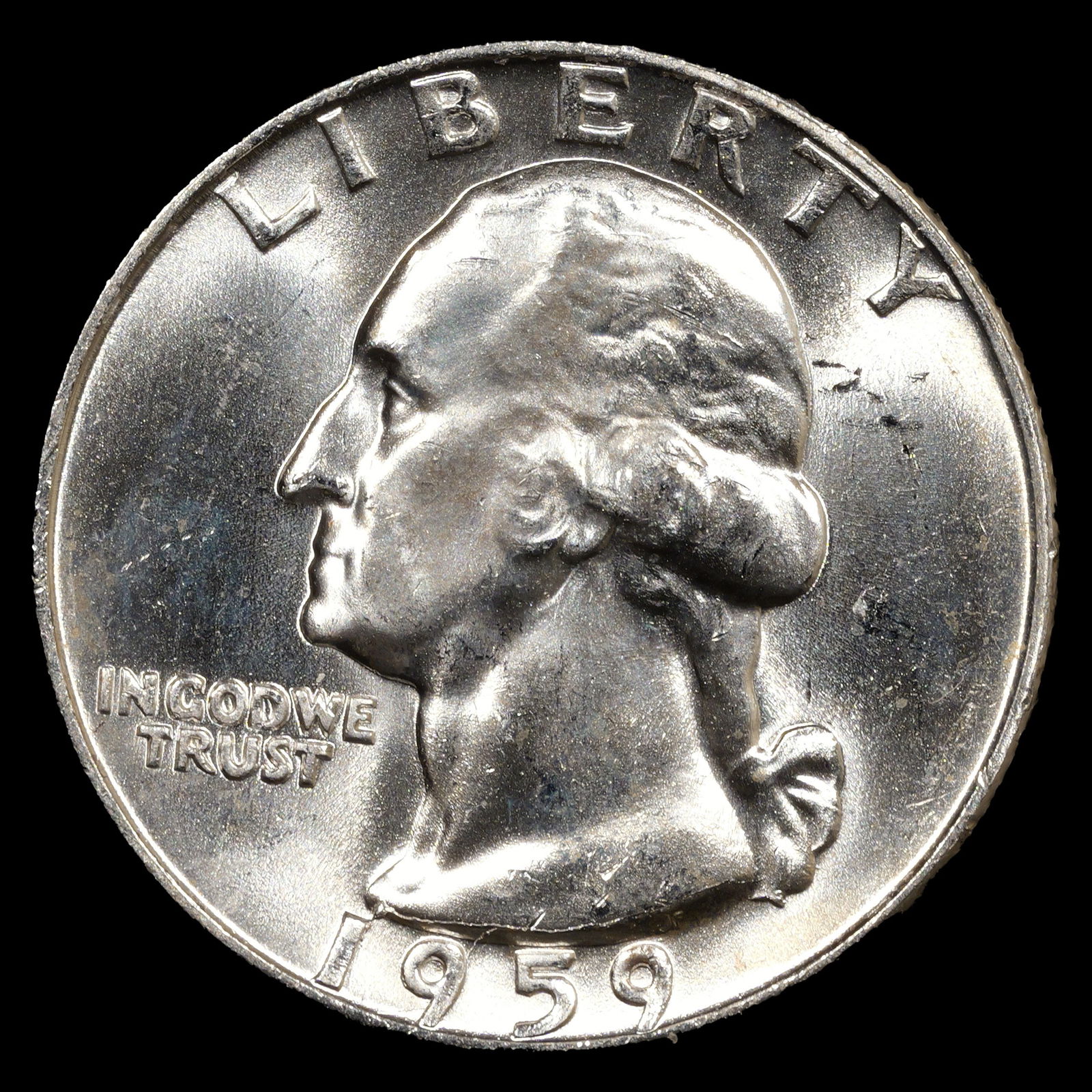 1959-D Washington Silver Quarter - 25c - GEM Uncirculated (1 of 2)