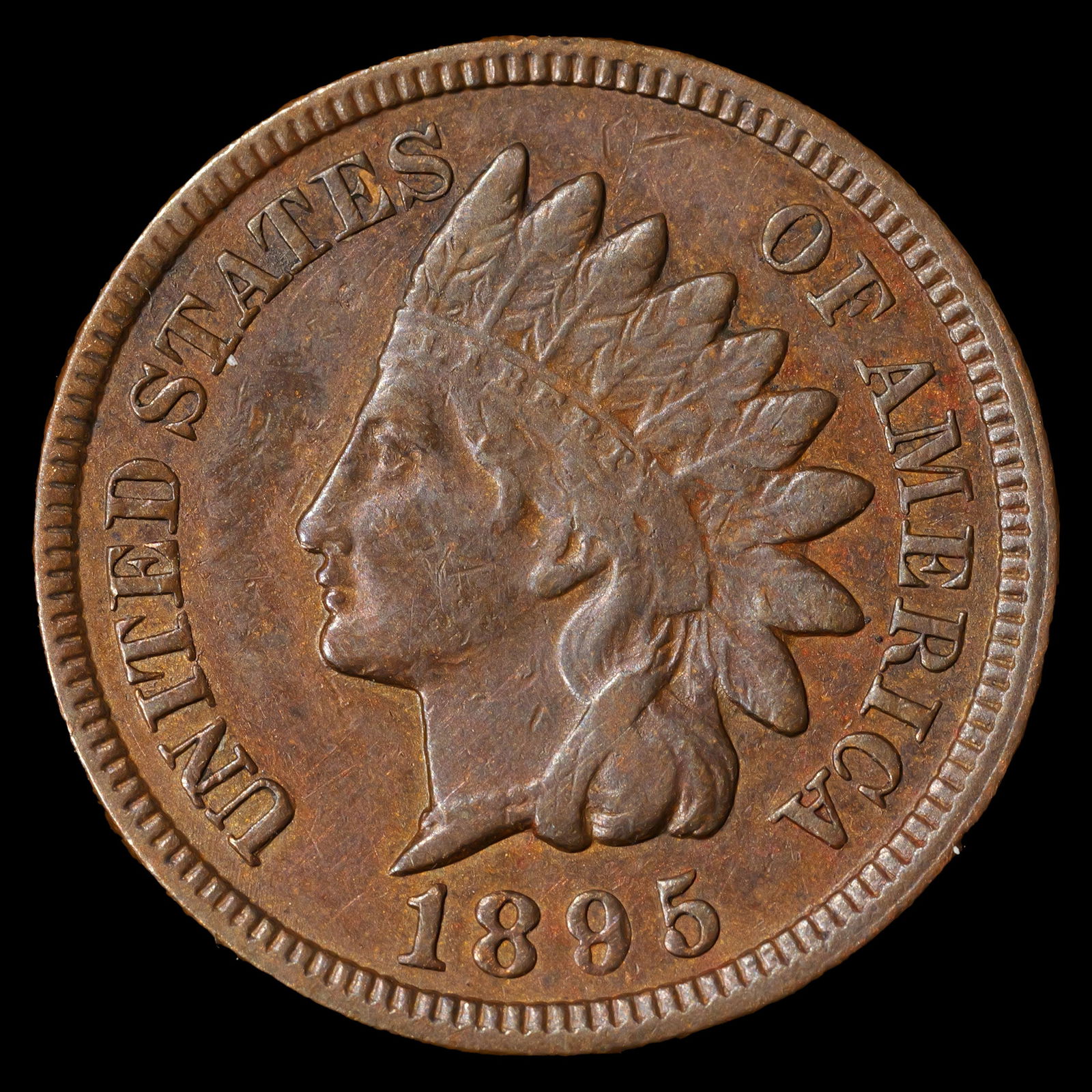 1895 Indian Head Cent - 1c - Extra Fine (1 of 2)