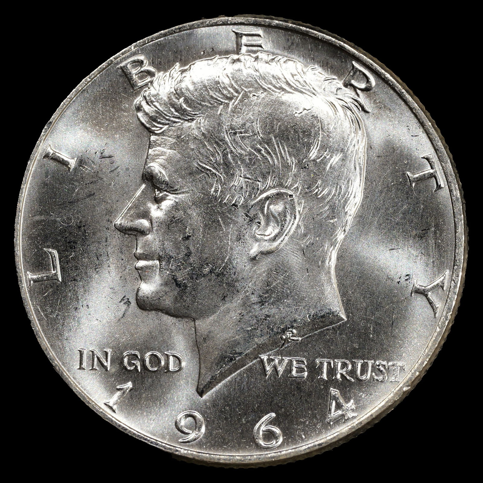 1964 Kennedy Silver Half Dollar - 50c - GEM Uncirculated (1 of 2)