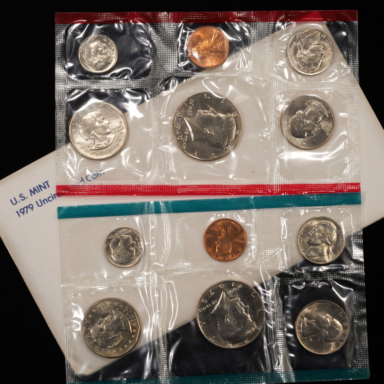 1979 US Mint Uncirculated Set - P & D - Sealed in Original Flat Pack (1 of 2)