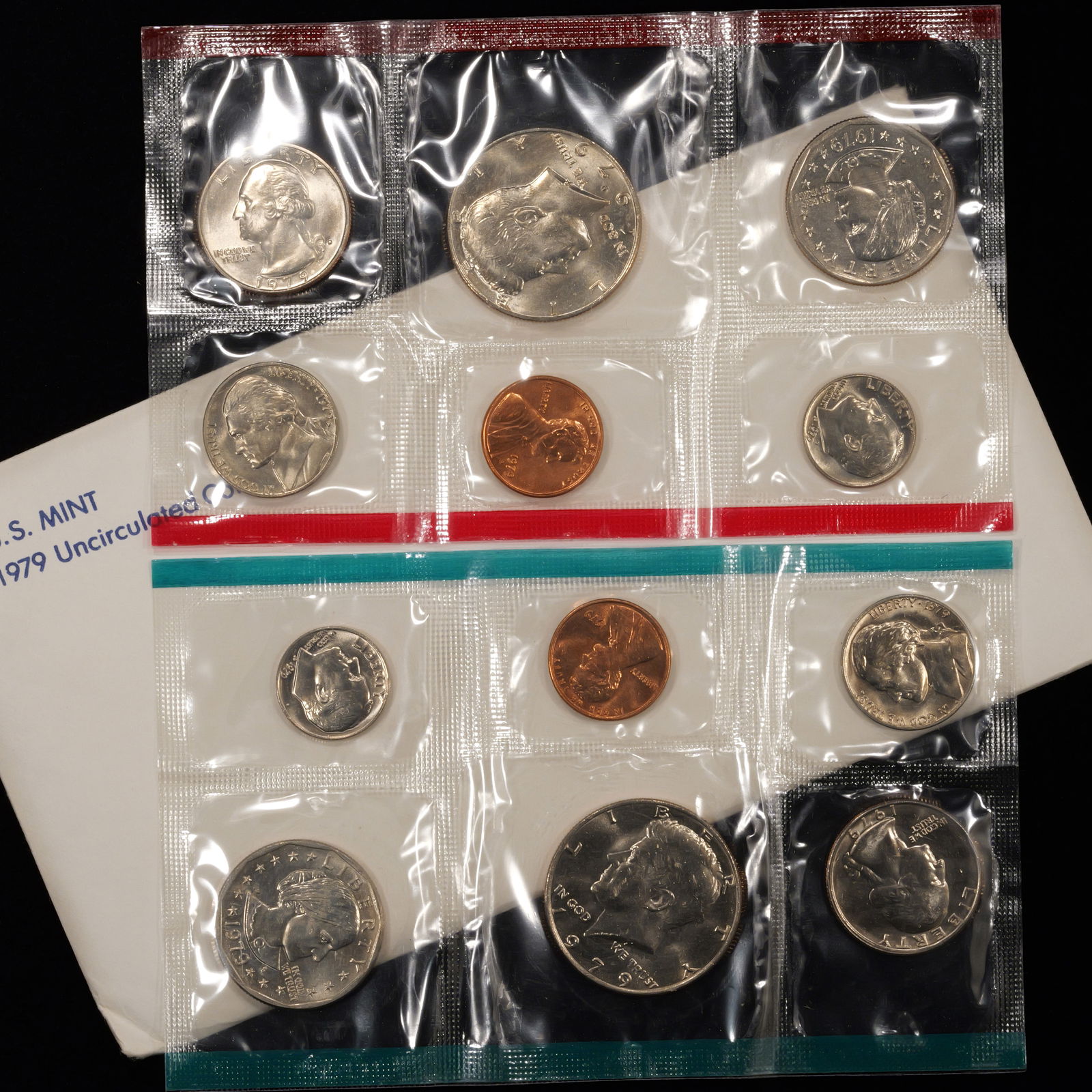 1979 US Mint Uncirculated Set - P & D - Sealed in Original Flat Pack (1 of 2)