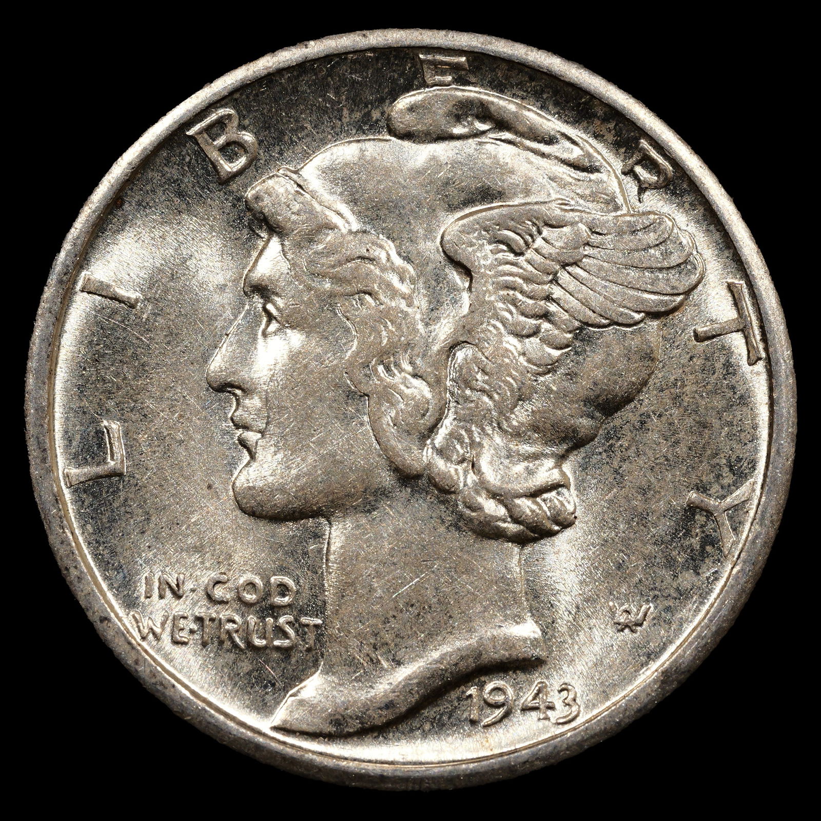 1943-D Mercury Dime - 10c - Brilliant Uncirculated (1 of 2)