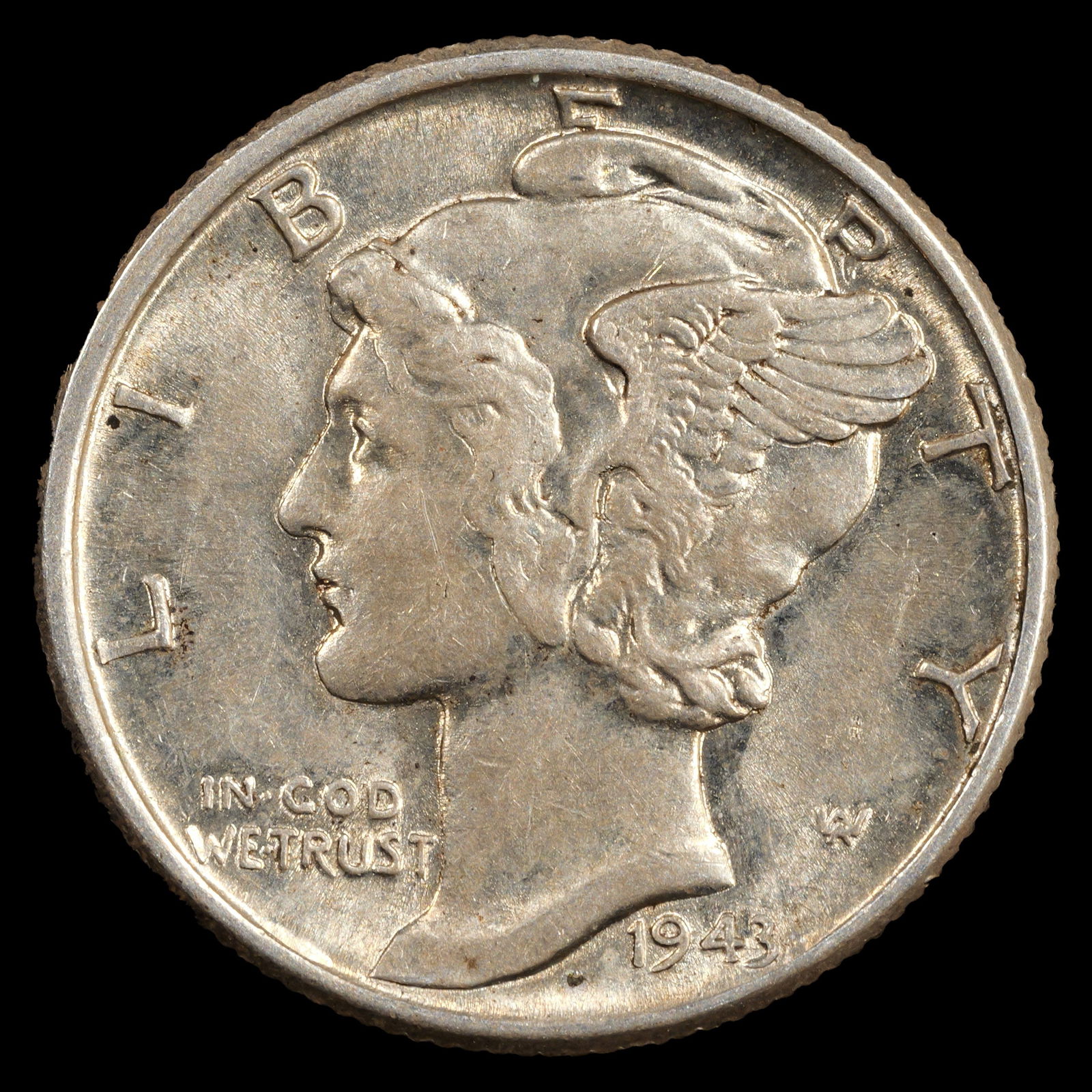 1943 Mercury Dime - 10c - Uncirculated (1 of 2)