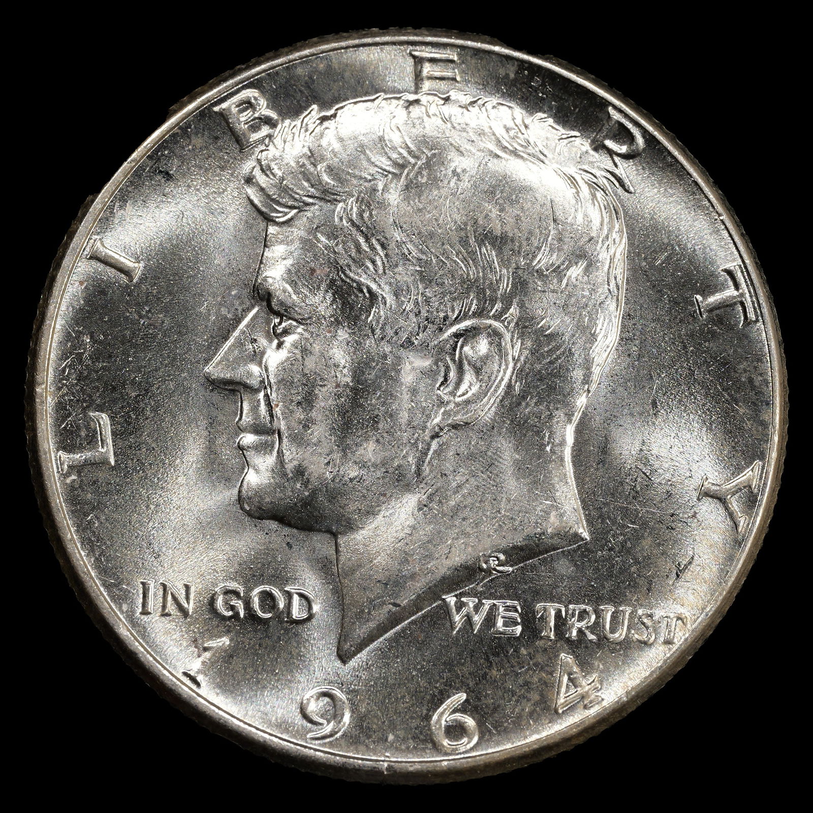 1964 Kennedy Silver Half Dollar - 50c - GEM Uncirculated (1 of 2)