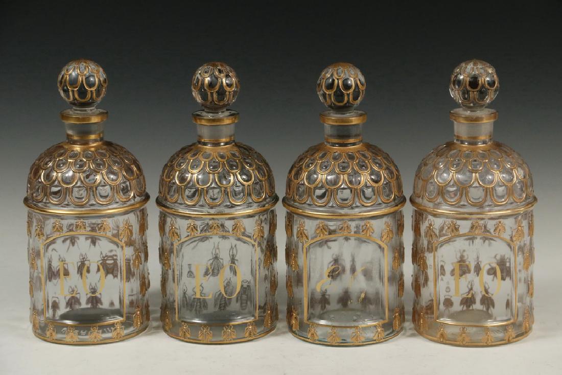 (4) GUERLAIN IMPERIALE BEE BOTTLES