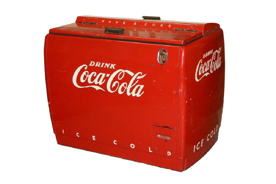 1950S COCA-COLA COMMERCIAL COOLER (1 of 5)