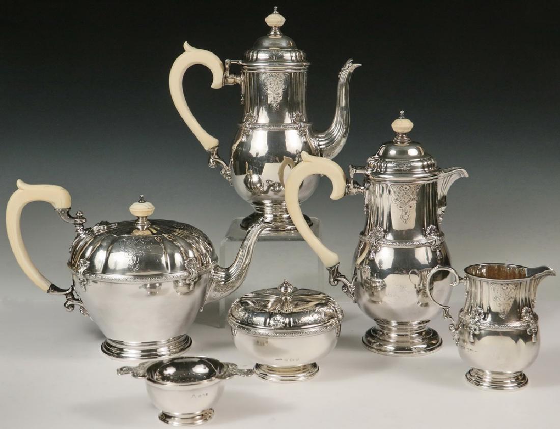 (6 PC) ENGLISH STERLING SILVER BEVERAGE SERVICE (1 of 5)