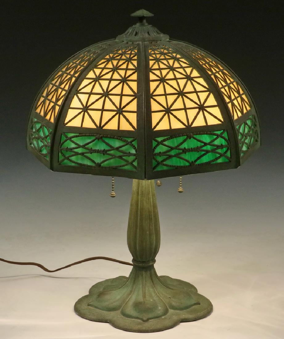 ARTS & CRAFTS PANEL LAMP (1 of 7)