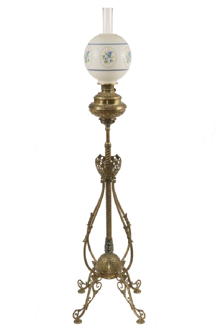 BRASS BANQUET FLOOR LAMP (1 of 4)