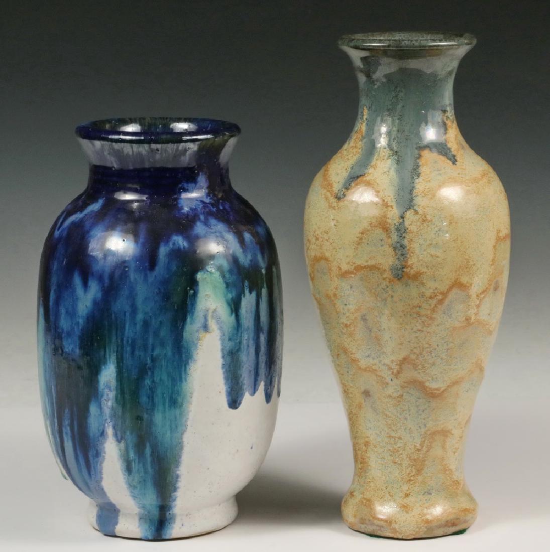 (2) FULPER ART POTTERY VASES (1 of 6)