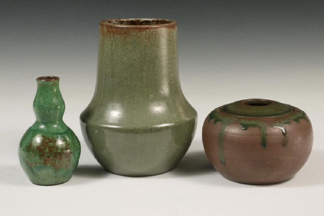 (3 PCS) WILLIAM J. WALLEY ART POTTERY (1 of 6)