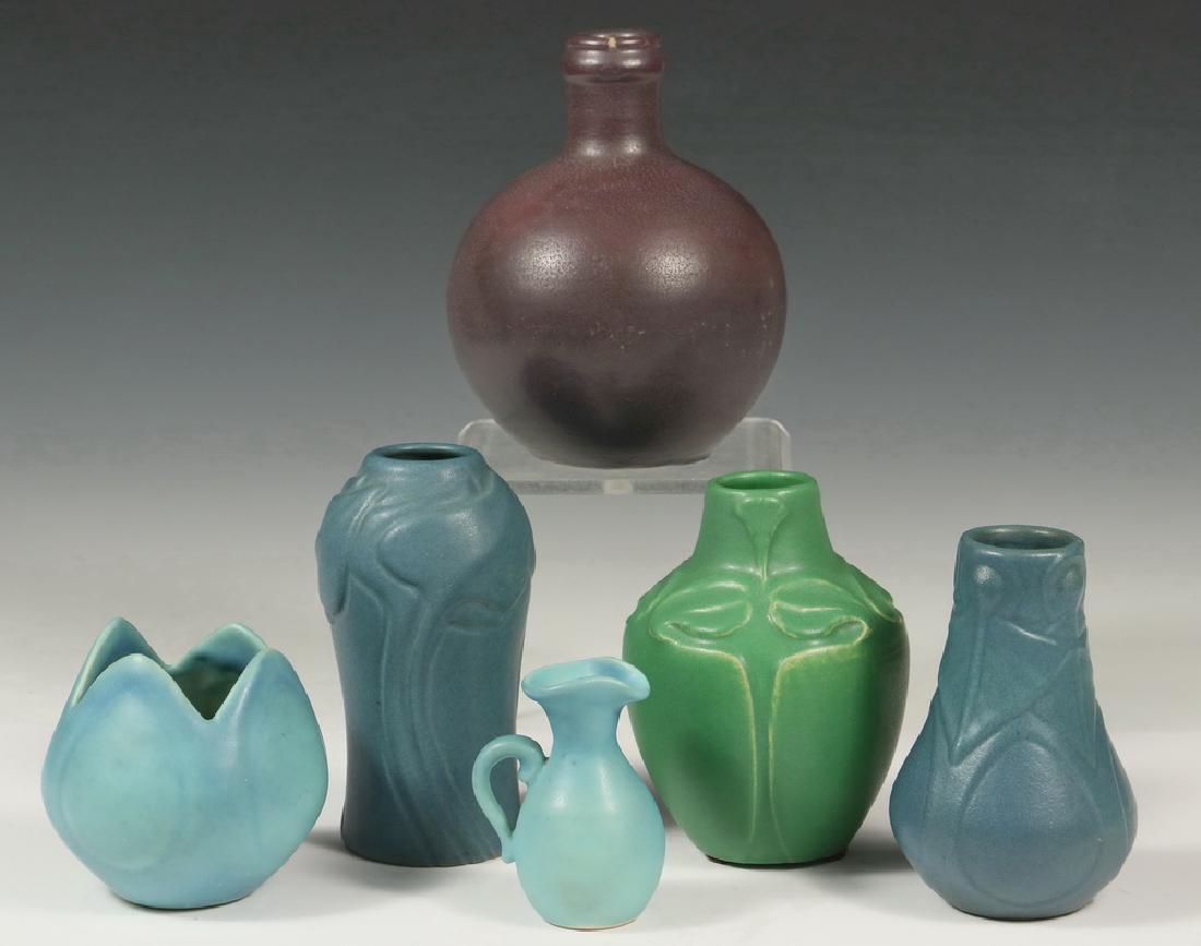 (6 PCS) VAN BRIGGLE ART POTTERY (1 of 7)