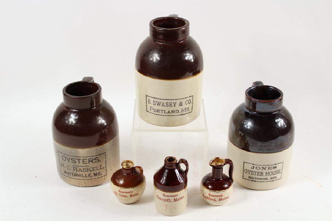 (6 PCS) E. SWASEY, PORTLAND, ME POTTERY (1 of 1)