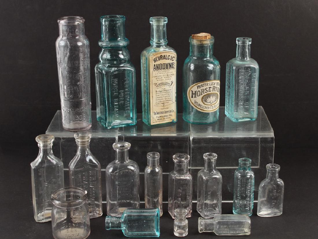 17) ASSORTED OLD GLASS BOTTLES Jun 28 17) ASSORTED OLD GLASS BOTTLES Jun 28