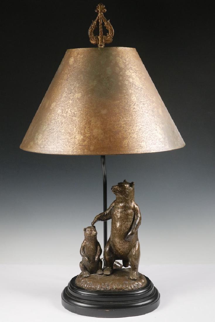 TWO BEARS TABLE LAMP (1 of 3)