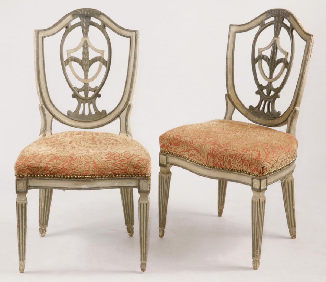 PAIR ITALIAN SIDE CHAIRS (1 of 2)