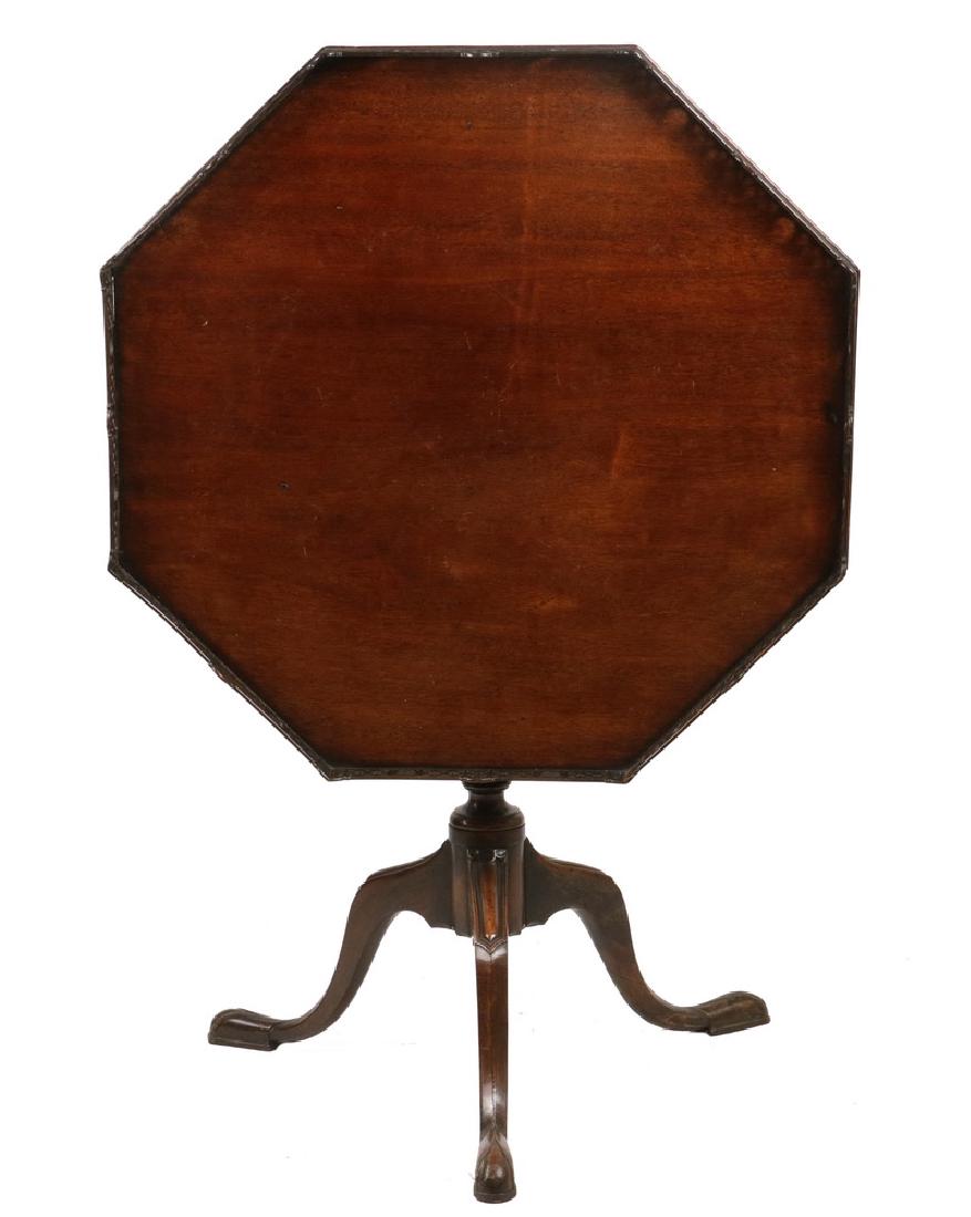 OCTAGONAL TILT-TOP TEA TABLE (1 of 4)