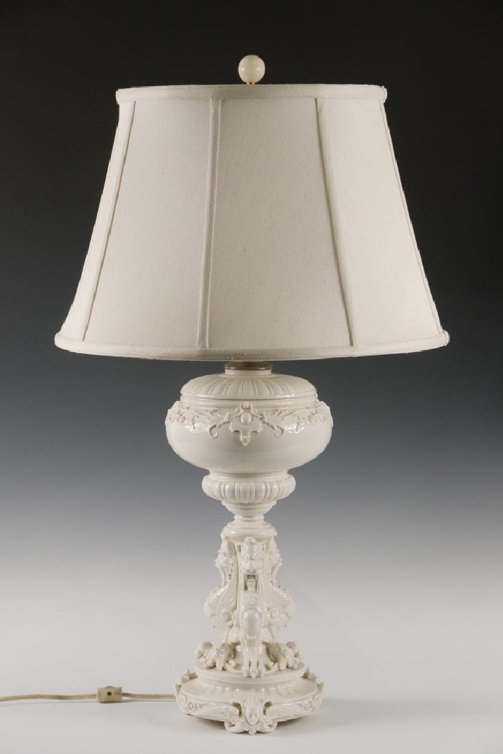 ROYAL WORCESTER PORCELAIN LAMP (1 of 2)